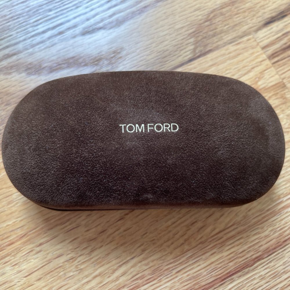 Authentic Tom Ford Brown Velvet Sunglasses Glasses Eyeglasses Storage Case